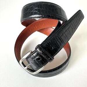 Coach Classic 38 Inch Black Leather Belt